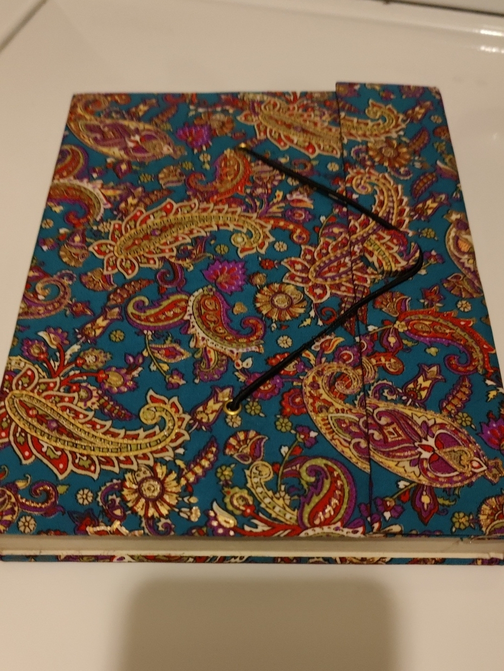Stylish Teal Paisley Journal